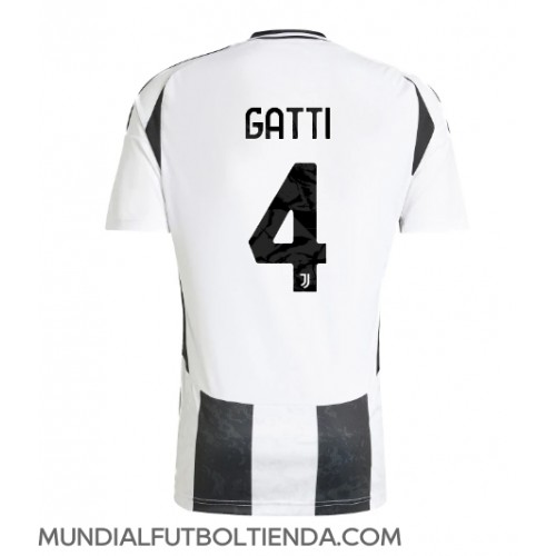 Camiseta Juventus Federico Gatti #4 Primera Equipación Replica 2024-25 mangas cortas